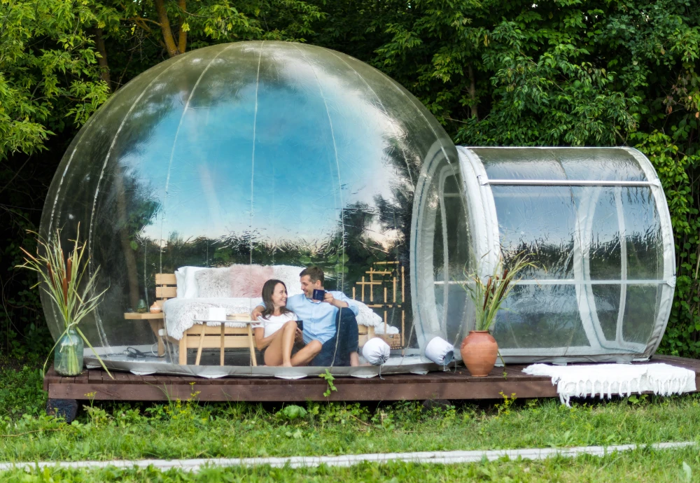 make your own bubble tent