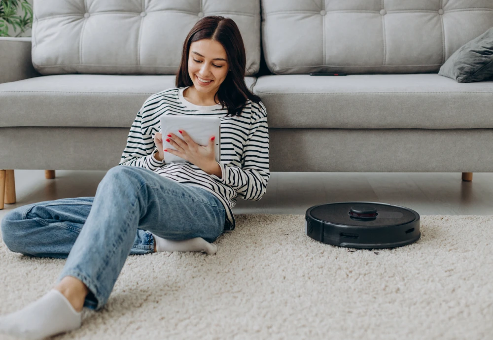 robot vacuum cleaner hardwood floor