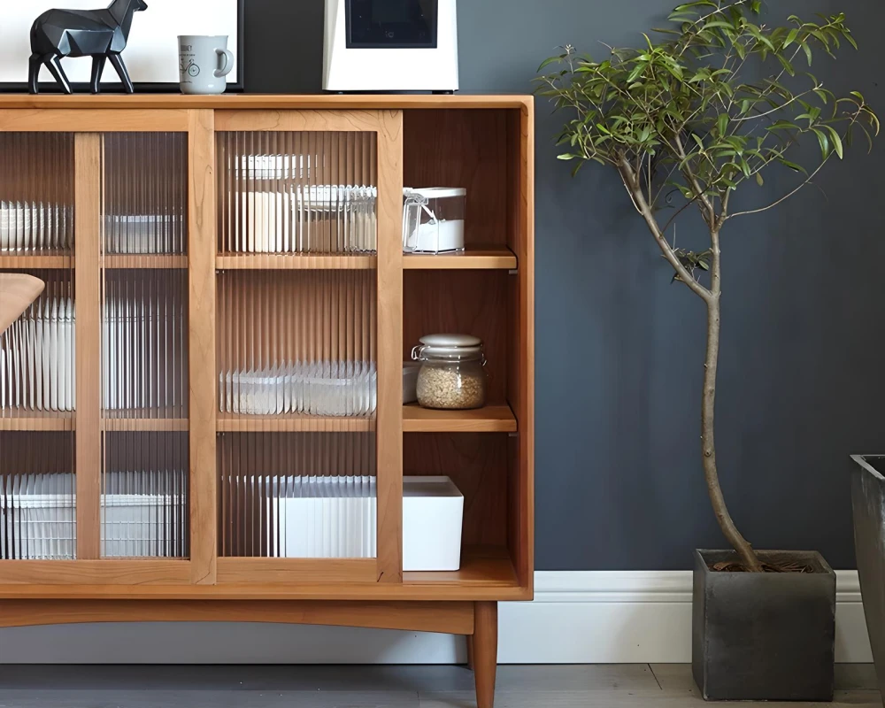 wood sideboard with drawers