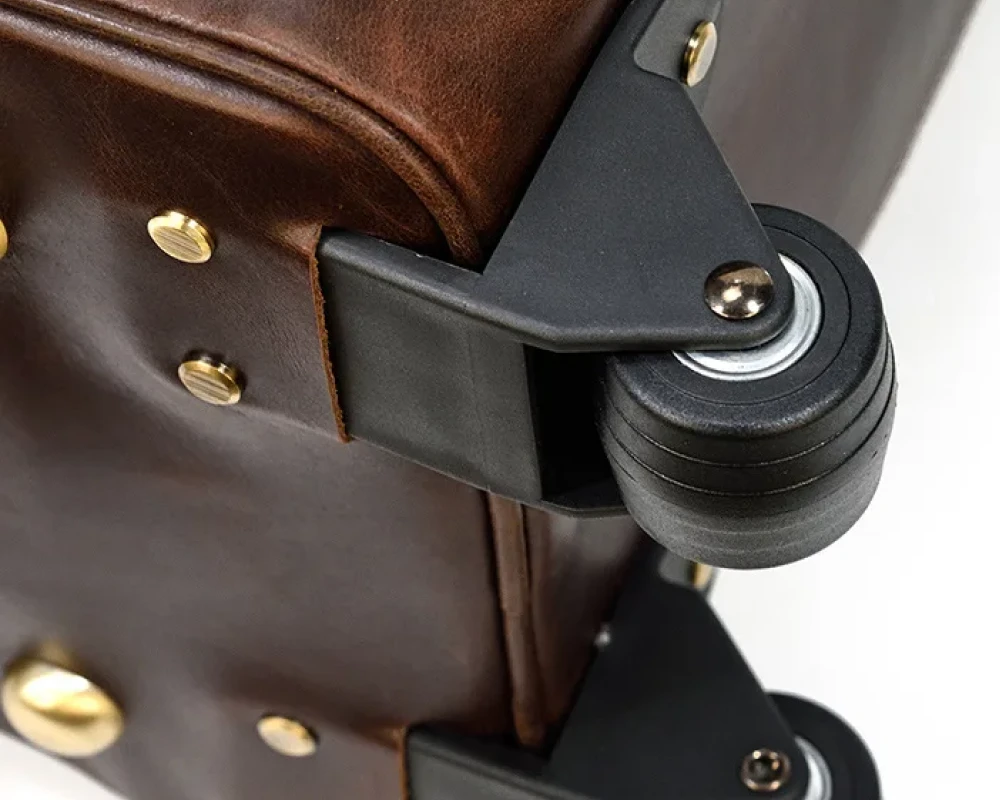 leather carry on bag men's