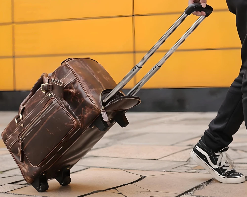 soft luggage with wheels